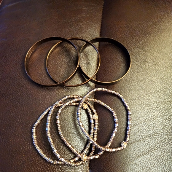Stretch And Bangle Fashion Bracelets - Picture 1 of 5